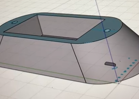 3d model van toegangscontrole