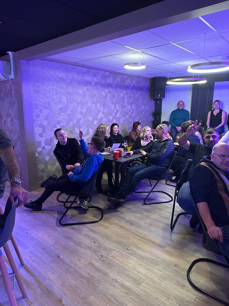 spelletjes avond in kantine