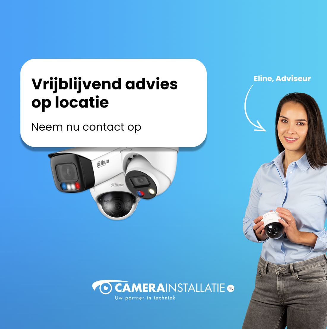 beveiliging advies Eline Klaver camerainstallatie.nl