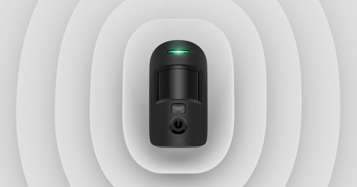 Ajax MotionCam bewegingsmelder met ingebouwde fotocamera
