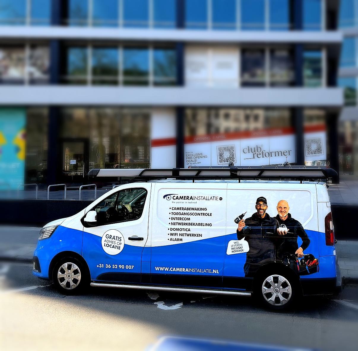 Werkbus en team CameraInstallatie.nl
