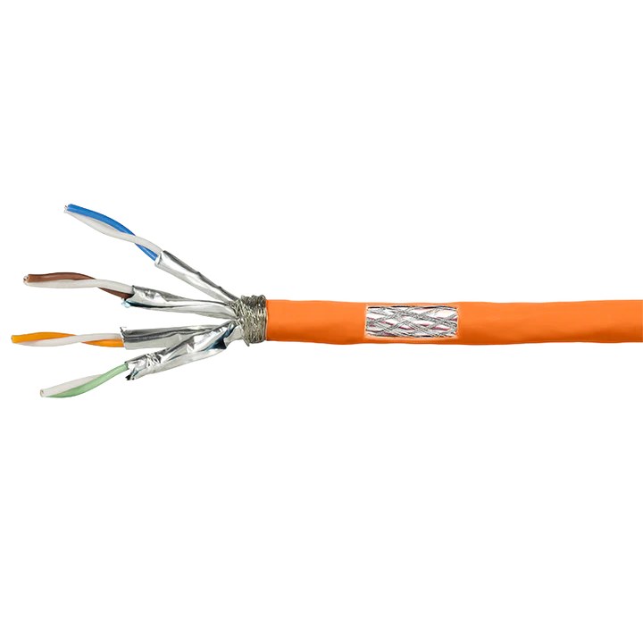 De opbouw: 4 aderparen + afscherming