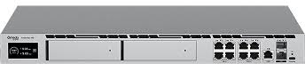 Omada rackmontage-gateway met PoE-poorten van TP-Link, product op witte achtergrond