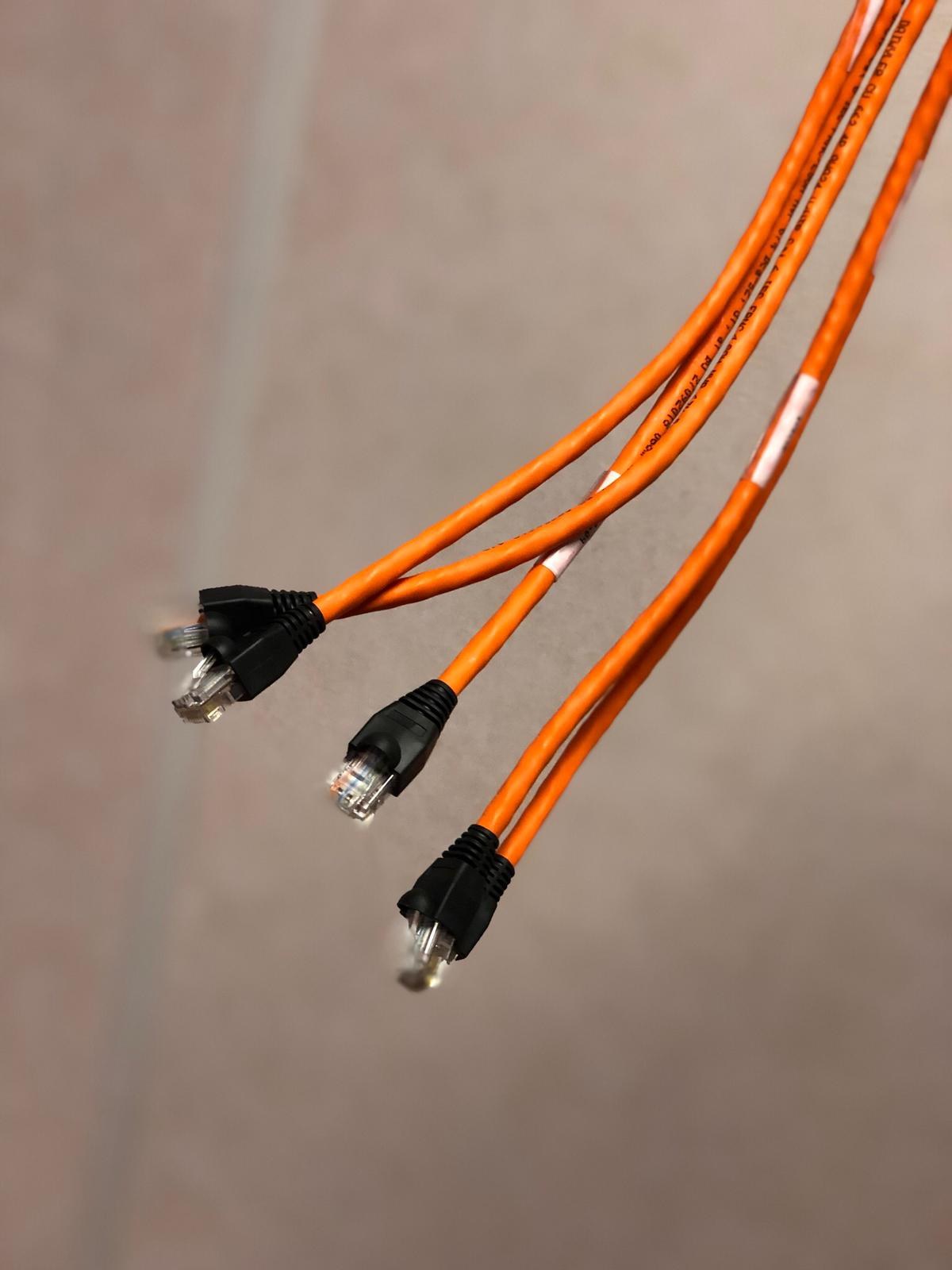 Afgemonteerde patchkabels (RJ45)