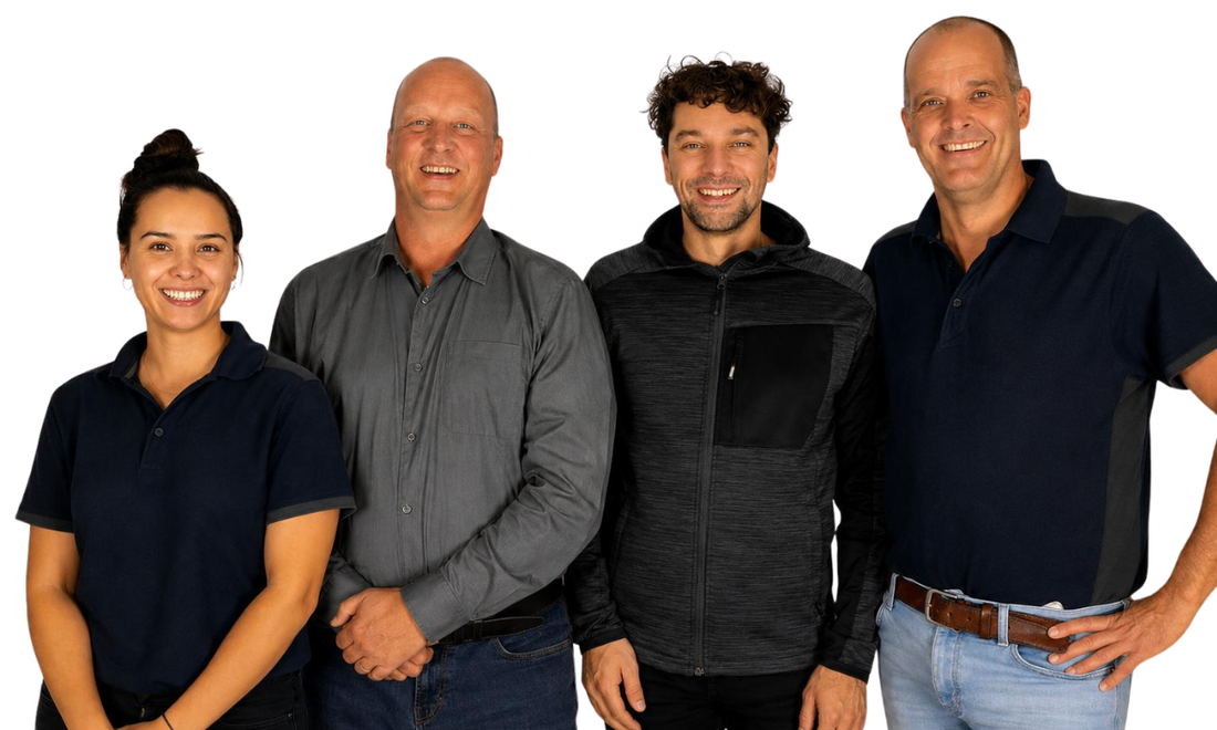 Team CameraInstallatie.nl: Eline, Koen, Marc en Sander