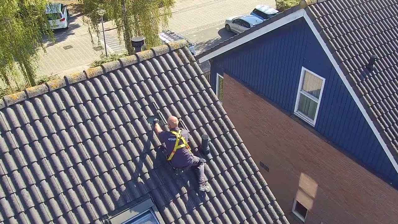 Bekabeling onzichtbaar via het dak