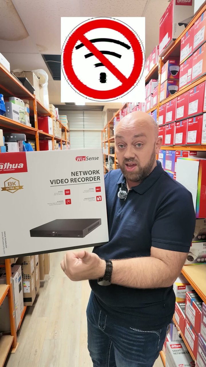 Beeld uit onze video over wat een NVR-recorder doet