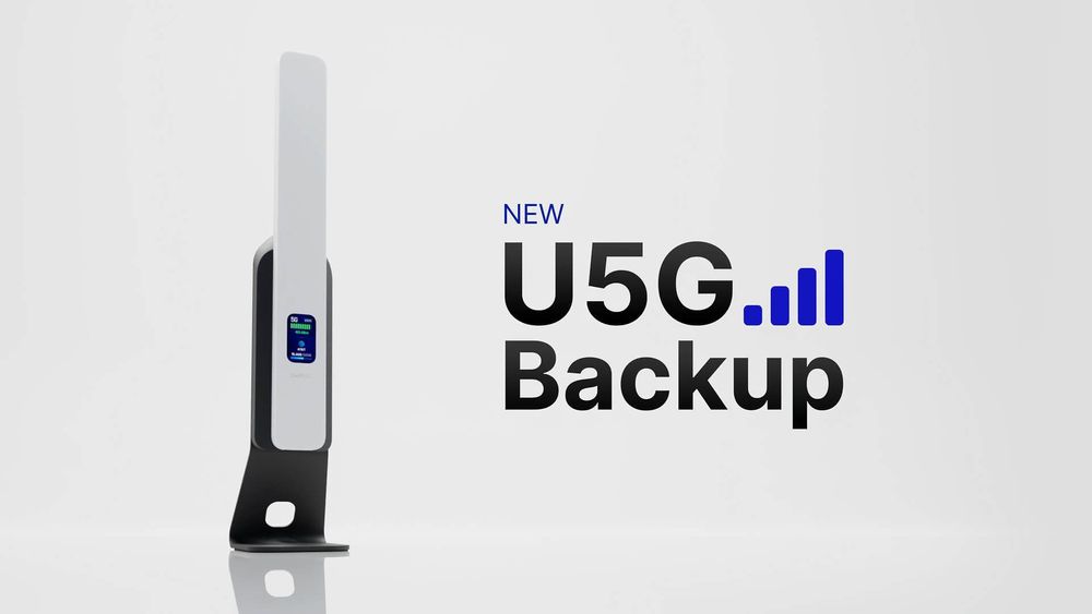 UniFi 5G Backup zorgt dat camera&rsquo;s, alarm en toegang online blijven als de vaste internetlijn uitvalt