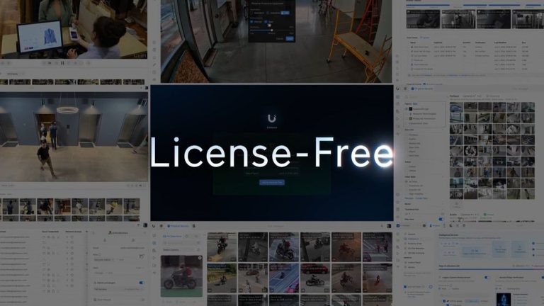 Overzicht van meerdere locaties in de UniFi Protect-beheeromgeving