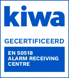 Kiwa-keurmerk: gecertificeerd EN 50518 Alarm Receiving Centre